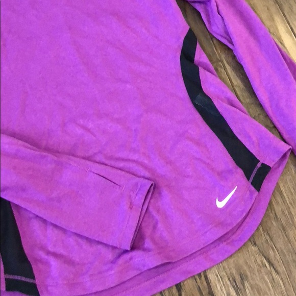 Purple Nike Mesh Dri Fit Top - Picture 2 of 5